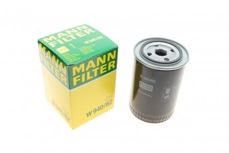 Фильтр масла Ducato/Iveco 2.3JTD 02>06 -FILTER MANN W 940/62