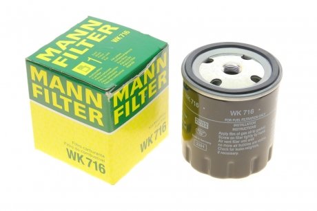 Фильтр топливный MANN WK716 (фото 1)