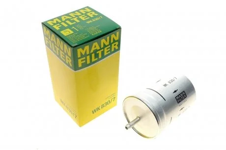 Фильтр топливный Golf II 87>/Golf III/Passat B3/B4/B5/T3/T4/A4/A6 >00 (бензин) -FILTER MANN WK 830/7