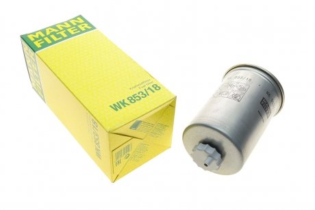Фильтр топливный Connect 1.8Di/TDi (55kW) 02- (под клапан) -FILTER MANN WK 853/18 (фото 1)