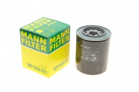 Фильтр масляный двигателя MANN WP928/81 (фото 1)