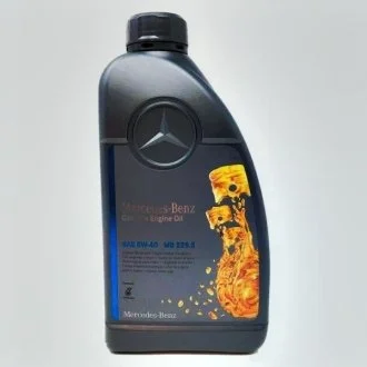 Моторное масло SAE 5W40 1L (MB229.5) MERCEDES-BENZ 000 989 92 0211