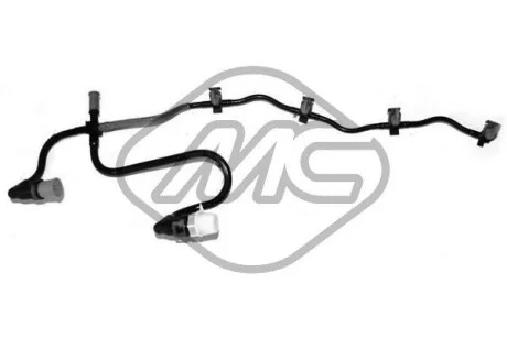 Шланг обратки Ducato/Boxer/Transit 2.2HDI 06- Metalcaucho 33009
