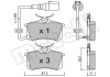 Комплект гальмівних колодок (дискових) Metelli 22-0100-4 (фото 1)