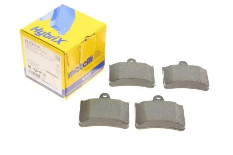 Комплект гальмівних колодок (дискових) Metelli 22-0333-0 (фото 1)