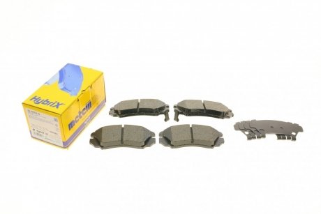 Комплект тормозных колодок с 4 шт. дисков Metelli 22-0503-0 (фото 1)