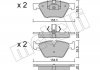 Комплект тормозных колодок с 4 шт. дисков Metelli 22-0557-0 (фото 1)