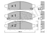 Комплект гальмівних колодок (дискових) 22-0791-1