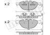 Комплект гальмівних колодок (дискових) Metelli 22-0823-0 (фото 1)