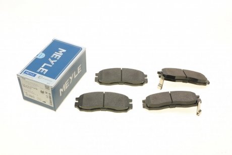 Комплект тормозных колодок с 4 шт. дисков MEYLE 025 216 4716/W (фото 1)