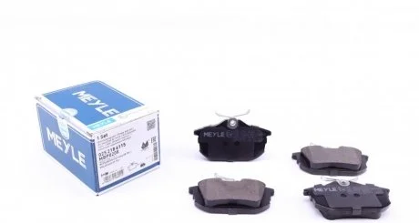 Комплект тормозных колодок с 4 шт. дисков MEYLE 025 218 6115
