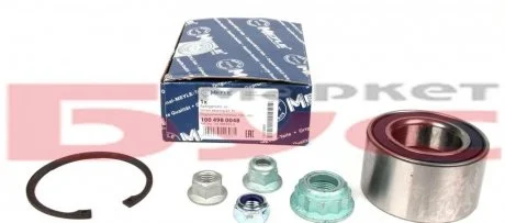 Подшипник ступицы AUDI A3, SEAT LEON, VW CADDY III, VW GOLF IV, POLO 95- передний мост MEYLE 100 498 0048