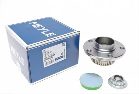 Ступица в сборе AUDI A3, SEAT LEON, VW GOLF IV 96-10 задний мост MEYLE 100 598 0181