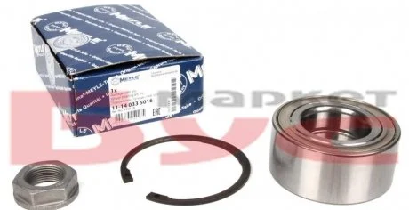 Підшипник маточини CITROEN BERLINGO, BX, PEUGEOT 206,306,405 82-передній міст MEYLE 11-14 033 5016