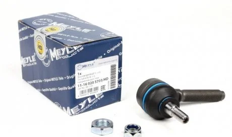Наконечник тяги рулевой CITROEN BERLINGO, C4, C15, PEUGEOT PARTNER 86- передний мост MEYLE 11-16 020 5703/HD