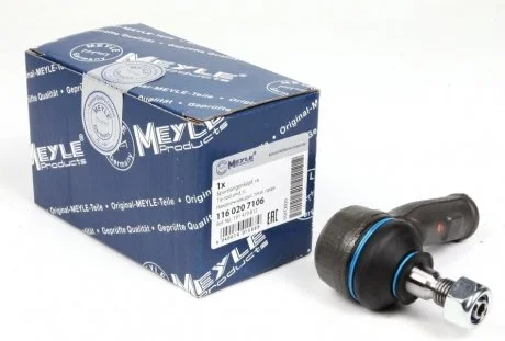 Наконечник тяги рулевой SEAT AROSA, VW CADDY II, COLF, PASSAT 83- передний мост справа MEYLE 116 020 7106