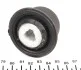 Сайлентблок рычага NISSAN KUBISTAR, RENAULT CLIO II, KANGOO 97- передний мост низ MEYLE 16-14 610 0013/HD (фото 3)