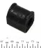 Втулка стабилизатора NISSAN KUBISTAR, RENAULT CLIO, KANGOO 91-передний мост MEYLE 16-14 615 0004 (фото 2)