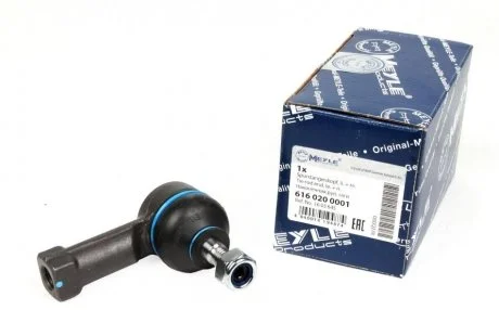 Наконечник тяги рулевой OPEL COMBO, CORCA A-C 82- передний мост MEYLE 616 020 0001