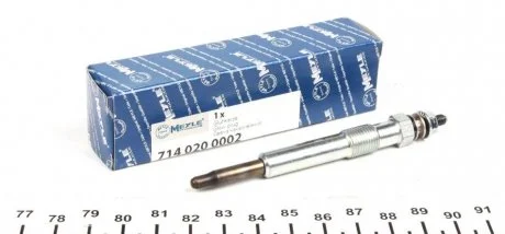 Свічка накалу MEYLE 7140200002