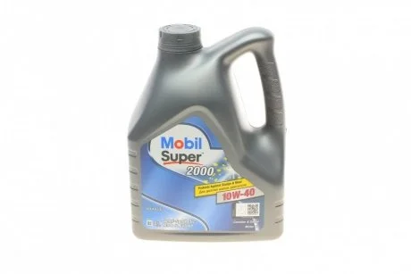 Моторна олія SUPER 2000 Х1 10W40/4л MOBIL 152568