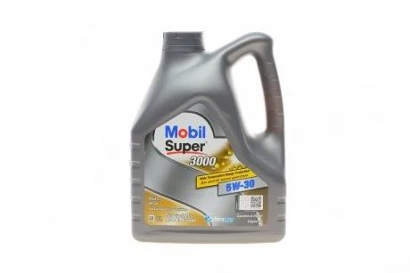 Мастило моторне Mobil Super 3000 XE 5W-30 (4 л) MOBIL 153018