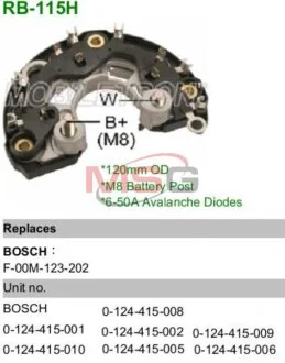 Діодний міст IBR202 MOBILETRON RB115H