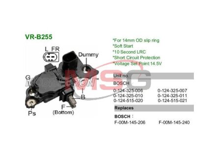 Регулятор напруги IB206 MOBILETRON VRB255