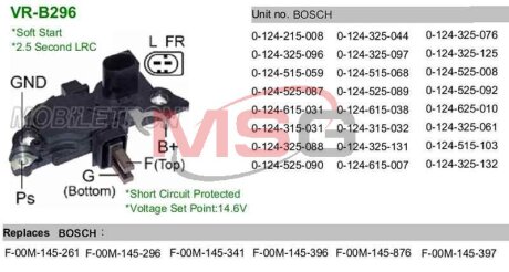 Регулятор MOBILETRON VRB296 (фото 1)