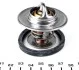 Термостат системи охолодження (92°C) OPEL ASCONA C, ASTRA F, ASTRA F/KOMBI, ASTRA G, ASTRA G CLASSIC, ASTRA G/KOMBI, KADETT D, KADETT E, KADETT E COMBO, KADETT E/KOMBI, MANTA B 1.6-1.8 09.81-06.08 MOTORAD 23291K (фото 2)