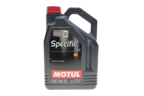 Масло моторне Specific 0720 5W-30 (5 л) MOTUL 102209