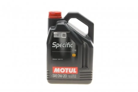 Масло моторне /SPECIFIC 17 FE 0W20 5L/109950 MOTUL 102406 (фото 1)
