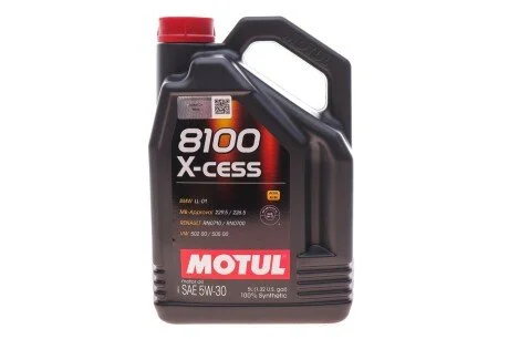 Масло моторне 8100 X-Cess 5W-30 (5 л) MOTUL 368106