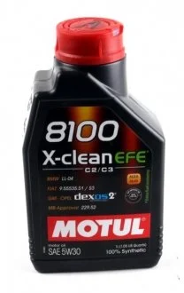 Масло моторное Motul 8100 X-clean EFE 5W-30 (1 л) MOTUL 814001