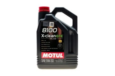 Масло моторное Motul 8100 X-clean EFE 5W-30 (5 л) MOTUL 814051
