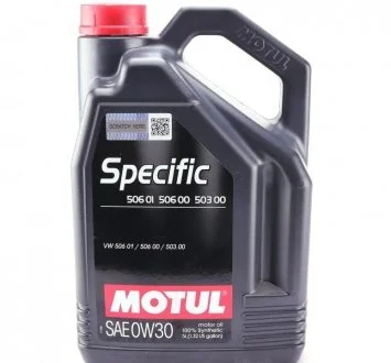 Масло моторне Specific 506 01 506 00 503 00 0W-30 (5 л) MOTUL 824206
