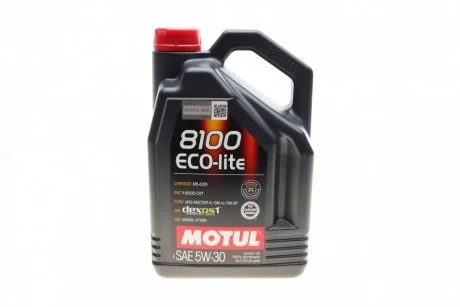 Мастило моторне 8100 Eco-Lite 5W-30 (5 л) MOTUL 839551
