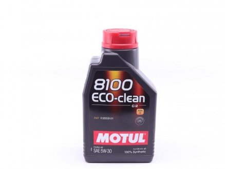 Масло моторное 8100 Eco-Clean 5W-30 (1 л) MOTUL 841511 (фото 1)