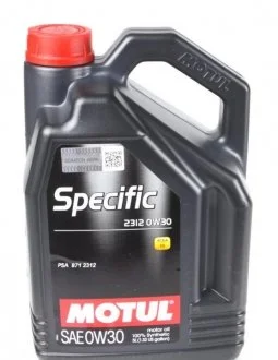 Масло моторне Specific 2312 0W-30 (5 л) MOTUL 867551