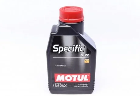 Масло моторне Motul Specific 5122 0W-20 (1 л) MOTUL 867601