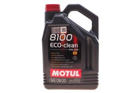 Мастило моторне 8100 Eco-Clean 0W-20 (5 л) MOTUL 868151