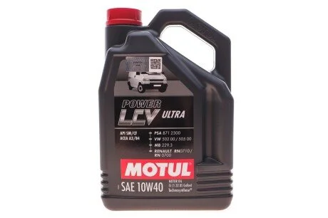 Масло моторное Motul Power LCV Ultra 10W-40 (5 л) MOTUL 874151