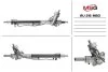 Рейка кермова з г/п Audi A6 (4B,C5) 1.8-4.2 01.97-01.05 MSG AU215 (фото 1)