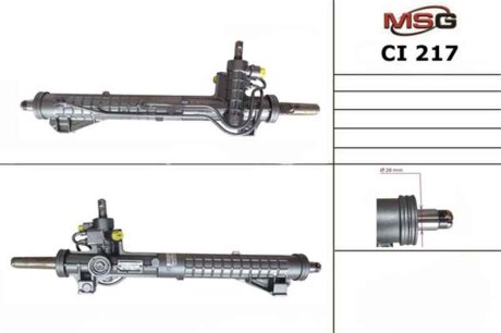 Рейка кермова Citoen Jumpy 1.9D 95-15 Peugeot Expert 1.6/1.9D/1.9TD 96-15 MSG CI217