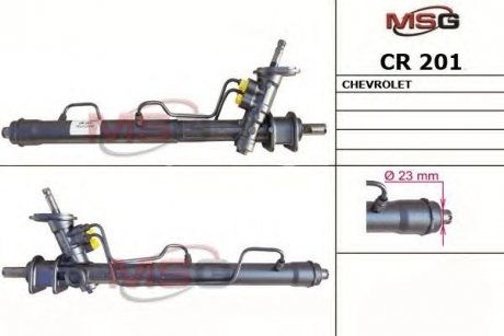 Рульова рейка з г/п Chevrolet Aveo 03-08 MSG CR 201