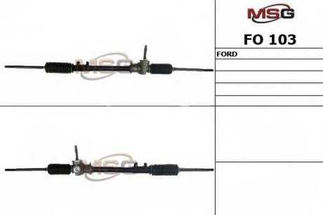 Кермова рейка Ford Escort III, 80-90, Orion 83-90 MSG FO 103