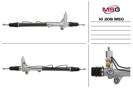 Рейка кермова з г/п KIA SORENTO I (JC) 02-09 MSG KI208