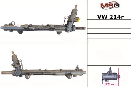 Кермова рейка (відновлена) VW T5 03- MSG VW214R