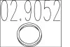Монтажне кільце вихлопної системи (D (внутр.) - 46,2 мм; D (наружн.) - 59 мм; Висота - 13,5 мм) MTS 02.9052 (фото 1)