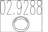Монтажное кольцо выхлопной системы (D(внутр.) - 58 мм; D(наружн.) - 72 мм; Высота - 10 мм) MTS 02.9288 (фото 1)